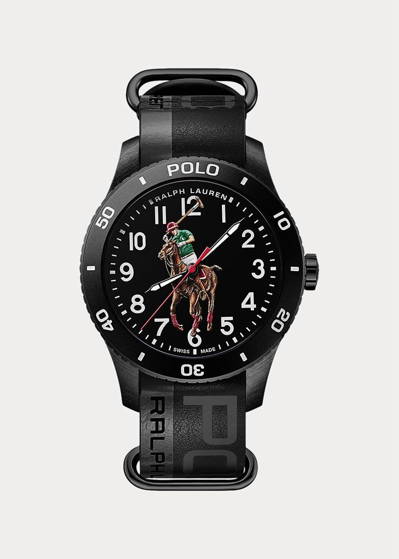 ポロ ラルフ ローレン 時計 レディース 黒 Polo Sport Watch Black Dial JKLCA6758